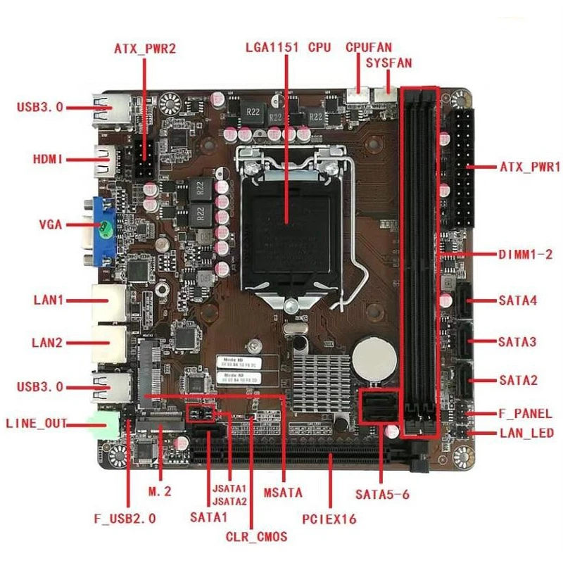 B365 Mini-ITX Motherboard LGA  - Pc Gaming Intel Core I7 review and price