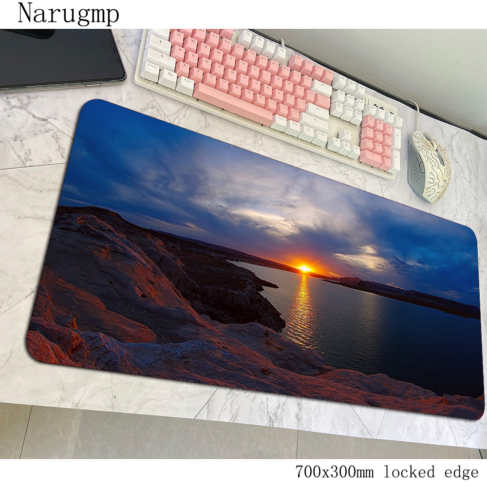 Sunset Mouse Pad Beautiful Ani - Pc Gaming World Of Warcraft review and price